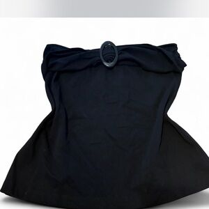 Cato Black Mini Skirt with Stylish Buckle